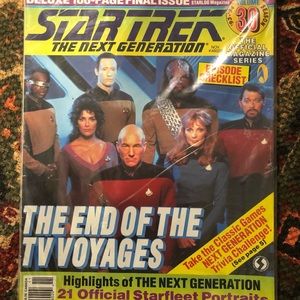 STAR TREK  THE NEXT GENERATION  FINAL ISSUE  #30 MAGAZINE   ‘93  - ‘94